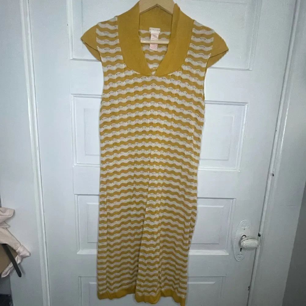 Tulle Striped Pullover Dress  